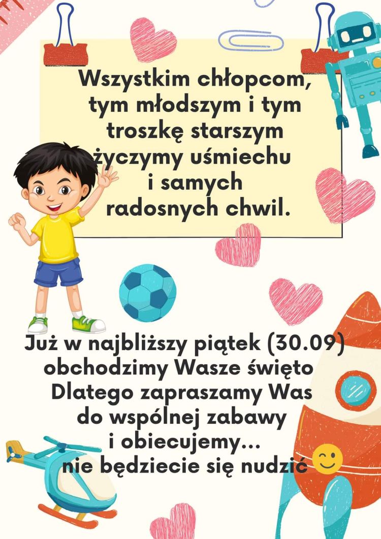 Życzenia z okazji dnia chłopaka