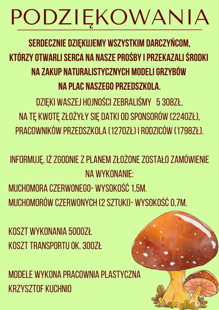 Podziękowania